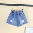 thumbnail image 2 of Kogui Shorts for Little Girls Jean Shorts for Girls Boys Summer Denim Pants with Pocket Casual Streetwear Kids Shortie Girls Mid Rise Cut-Off Short Size 7-8 (Hot Pink,7-8 Years), 2 of 4