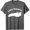 Dark Gray, variant on Ontario Lake T Shirts For Men Short Sleeve Crewneck Casual Top Vintage Letter Print Loose Tees Summer Vacation Shirt