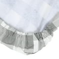 thumbnail image 3 of Raindrops Elasticized Grey Checked Tablecloth for Patio and Camping with PVC Flannel Protective Cover, 3 of 8