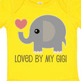 thumbnail image 4 of Inktastic Loved by My Gigi Grandma Boys or Girls Baby Bodysuit, 4 of 5