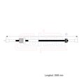 thumbnail image 1 of Cable Chicote Velocimetro Compatible Con Scania Omnibus R142 Diesel CAHSA Cable Chicote Acelerador, 1 of 5