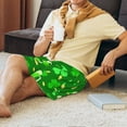 thumbnail image 3 of Haiem St Patrick's Day2 Men's Pajama Short with Soft Woven Cotton Elastic Waistband Sleep Short-3X-Large, 3 of 9
