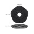 thumbnail image 2 of OULII 2Pcs Silicone Car Wiper Hole Protector Black Universal Windshield Wiper Arm Hole Cover Splashproof Durable, 2 of 8