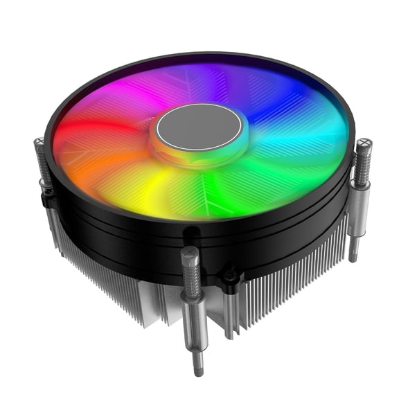 Venoro for Intel LGA 1200/1156/1155/1151/1150/1366 90mm RGB CPU Cooler Fans Heat Sinks