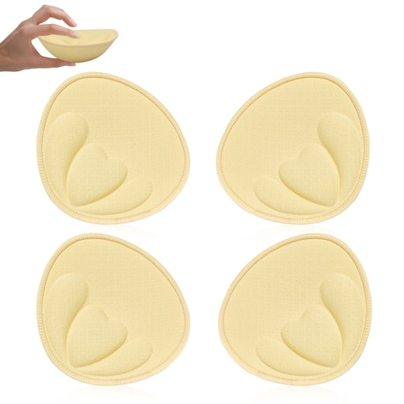 Nimiah Thick Bra Pads Inserts, 2 Pairs Removable Breast Enhancers Push Up Bra Cups Paddings, M