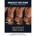 thumbnail image 4 of PROSTEEL Stainless Steel Bracelet for Men Women Figaro Black Chain Wrist Link Bracelets 6MM 7.5 inch Birthday Birthday Father Day Jewelry Gift for Him Dad Son Adult Age, 4 of 8