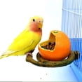 thumbnail image 1 of Cage Feeding Box Spill Proof Plastic Feeder Peony Trough Thrush Shrike Birdcage Supplies Birdcage Food Cup, 1 of 6