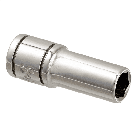 SK Hand Tool 41904 6 Point 1/4-Inch Drive Deep Socket, 1/8-Inch, Chrome