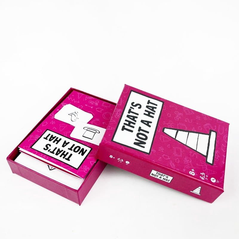 That’s Not A Hat Party Game Set Memory Tabletop Game 3-8 Players Cards for Family Gatherings Interactive Fun Gift