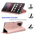 thumbnail image 4 of Tiflook For Galaxy S23,S23 Plus,S23 Ultra Case,Wallet Case,Samsung S23 Ultra PU Leather Case, Luxury PU Leather Card Holder Slots [Kickstand Feature] [Wrist Strap] Carrying Flip Cover [Pink], 4 of 6