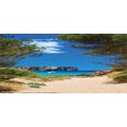 thumbnail image 4 of Beach Piggy Bank, View on Cala Algaiarens from Sand Pathway Cliff in Water Menorca Island Europe Theme, Ceramic Coin Bank Money Box for Cash Saving, 3.6" X 3.2", Multicolor, by Ambesonne, 4 of 4