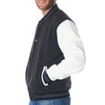 thumbnail image 4 of Alpine Swiss Tyler Men’s Varsity Jacket Classic Letterman Coat Baseball Bomber Jacket Lightweight Stylish Everyday Outerwear, 4 of 7