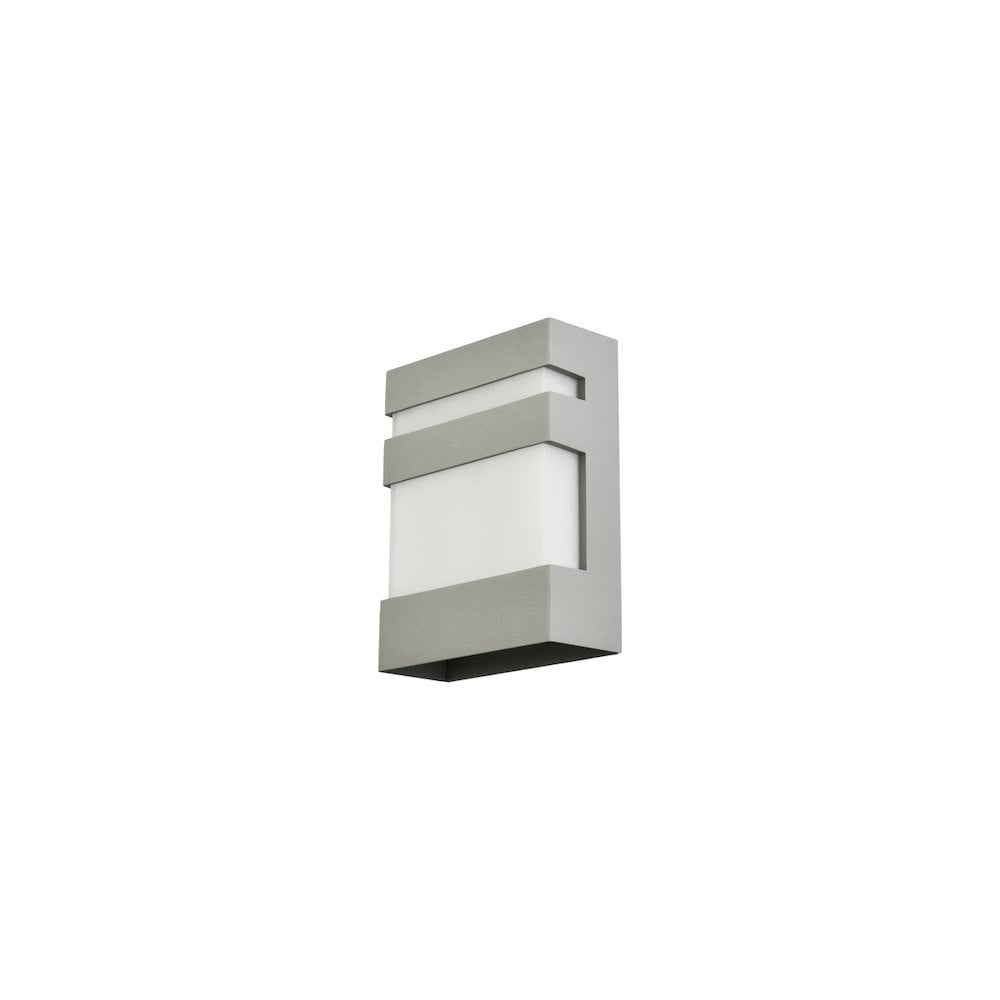 Raine Integrated LED wall sconce in silver