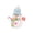 A002- B, variant on Christmas Decor Plush Snowman Table Ornament 1 Piece Pastel Light Up Accent for Holiday Indoor Display Colorful Pink Home Decor for Festive Season