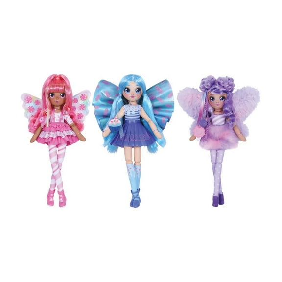 Dream Seeker Magical Fairy Fashion Doll 3 Pack, Candice, Lolli-Ana and Coco, Girls 5+