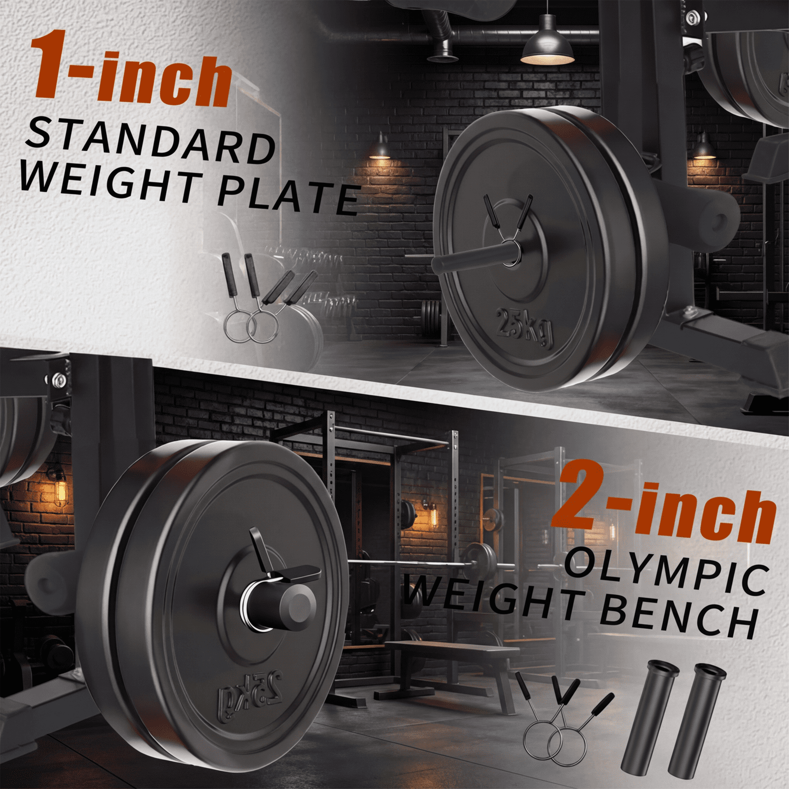 PUATUL 1500LBS All in One Weight Bench Set with Squat Rack Adjustable Workout Bench with Leg Developer Preacher Curl Rack Fitness Strength Training Bench for Home Gym