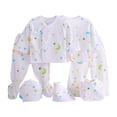 thumbnail image 1 of 7 unids / set trajes de cuerpo para bebés recién nacidos niñas suave estampado de dibujos animados conjunto de ropa de ropa de Estrella Yotijar Ropa infantil casual, 1 of 7