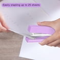 thumbnail image 3 of Engrapadora Muxdilu de 25 hojas, color morado, con grapas, 3 of 7