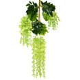 thumbnail image 2 of Artificial Flower Plant Violet Decoration Flower Rattan Wall Decoration Home Wedding Artificial Green Plant Scene Layout Props, 2 of 6
