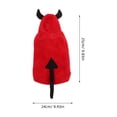 thumbnail image 4 of UPGRATOR Pet Costume for Small Dogs 1Set Themed Easy to Wear and Remove, 4 of 6