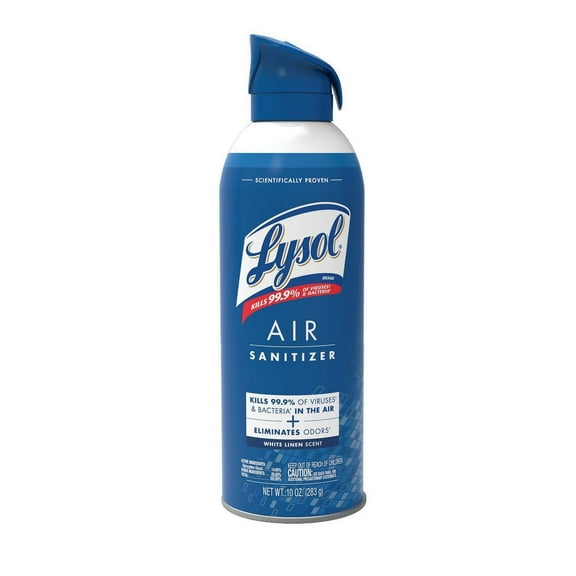 2X - Lysol Air Sanitizing Spray - White Linen - 10oz