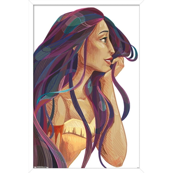 Disney Pocahontas - Stylized Wall Poster, 14.725" x 22.375" Framed