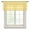 Yellow, variant on Pink Sheer Curtains Valances for Windows Country French Rustic Buffalo Plaid Modern Art Chiffon Kitchen Valances for Cafe, Rod Pocket Voile Window Treatments Curtains for Living Room Bedroom, 42"x12"