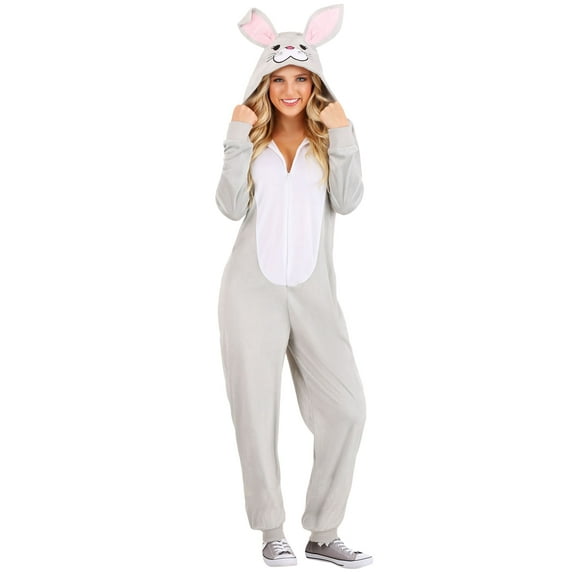 Adult Funny Bunny Onesie Costume