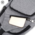 thumbnail image 6 of Luxtrada Men Belt Charging USB Port Chest Bag Fashion Multi-Function Waist Packs (Black), 6 of 8