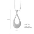 thumbnail image 2 of Women Punk Hollow Oval Pendant Necklace Sweater Long Chain Necklace Silver Gold, 2 of 4