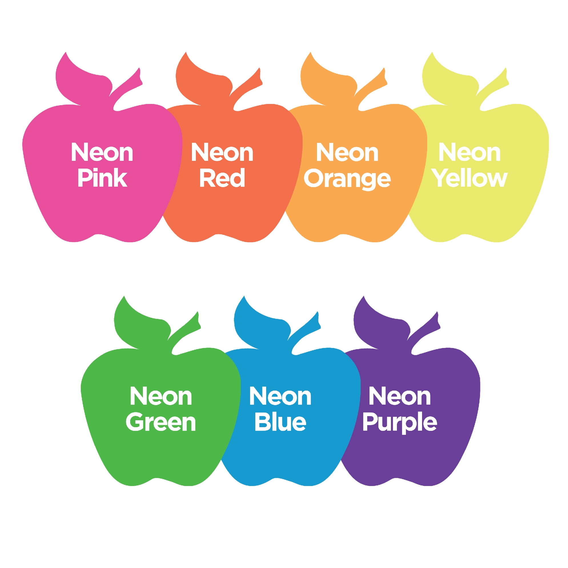 Apple Barrel Neon Acrylic Craft Paint Set, 13 Piece Set Including 4 Foam Brushes, 2 Mod Podge Sealers, and 7 Apple Barrel Paints