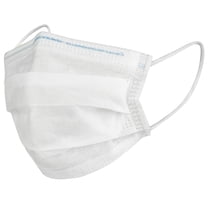 HALYARD FLUIDSHIELD 1 Fog-Free Disposable Procedure Mask, with SO SOFT Lining and SO SOFT Earloops, Pleat-Style, White, 41802 (Box of 50)