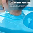 thumbnail image 5 of Inflatable Hair Washing Basin, Shampoo Trays, Easy Drainage, LeakProof, for Bedridden Elderly, Blue, 5 of 5