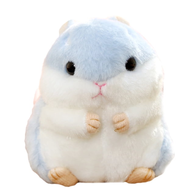 Lindo muñeco de hámster de peluche llavero animales de peluche llavero encanto bolso colgante