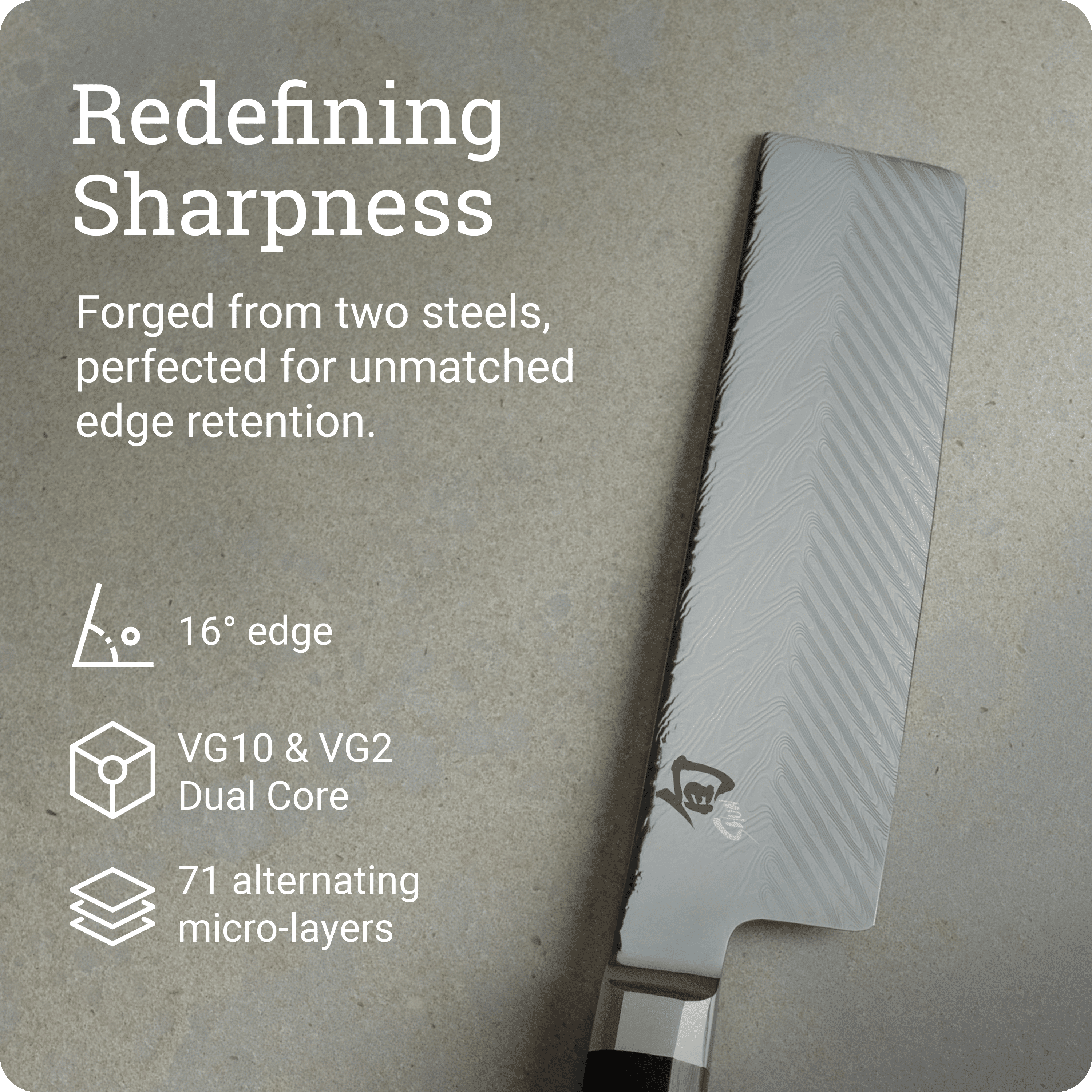 Shun Dual Core 6.5" Nakiri Knife, Handcrafted Japanese Vegetable Knife, VG10 and VG2 Damascus Steel Blade, Pakkawood Handle, Japanese Slicing Tool For Professional and Home Chefs