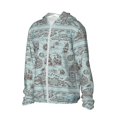 thumbnail image 2 of Pofeuu Pirate Adventure Map Print Sun Protection Outdoor Lightweight Full Zip UV Cooling Hoodie Long Sleeve Summer Clothing for Outdoor Hiking-Medium, 2 of 5