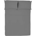 Premium Microfiber RV Sheet Set 70x80 Camper King Dark Grey Solid