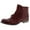 Bordeaux, variant on Womens Louise Leather Ankle Booties