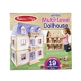 thumbnail image 4 of Melissa & Doug Modern Wooden Multi-Level Dollhouse With 19 pcs Furniture [White], 4 of 10