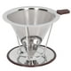 thumbnail image 3 of Verter Sobre El Goteador De Café, Reutilizable 1-4 Tazas Filtro De Café De Acero Inoxidable Sin Papel Malla 300 Para Ollas Compartidas OTVIAP Coffee Filter Funnel, 3 of 8