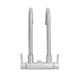 thumbnail image 2 of Grifo de lavabo de acero inoxidable 304 con doble boquilla G3/4, giratorio 360 grados, para cocina y baño, 2 of 14