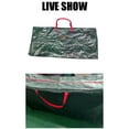 thumbnail image 6 of Bxaolu Christmas Tree Storage Bag, Fits for 6/7.5 ft Xmas Artificials, Dustproof&nbsp;Zippered Box with Reinforced Carrying Handles For All Year Round Christmas Storage, Green, 6 of 9