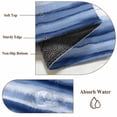 thumbnail image 6 of Area Rug for Living Room, Navy Blue Ombre Non-Slip Indoor Ex Large Carpet for Bedroom/Dining Room, Modern Abstract Art Farmhouse Washable Low-Profile Rectangle Floor Runner Rugs - 8 x 10 Ft, 6 of 7