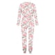 thumbnail image 5 of Puntoco Conjuntos de pijamas cómodos para mujer, pantalones de manga larga con cuello redondo y estampado de letras de invierno, conjuntos de pijamas informales para el hogar, 5 of 5