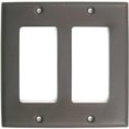 thumbnail image 1 of Rusticware 787ORB Plaque d'Interrupteur à Bascule Double en Bronze Frotté à l'Huile, 1 of 2