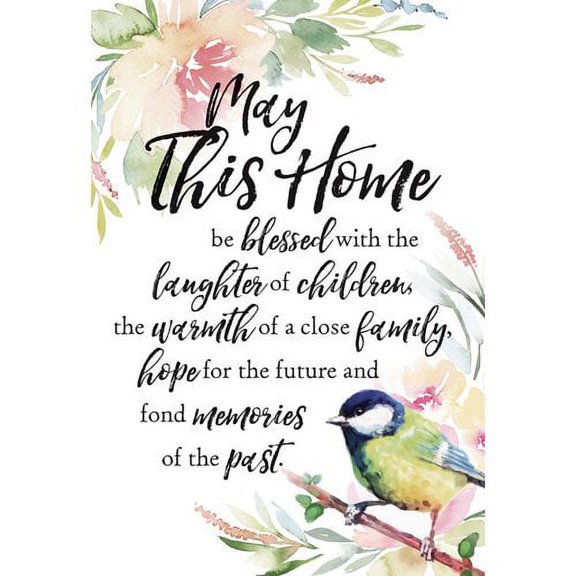 Dexsa Woodland Grace May This Home Textual Art on Wood