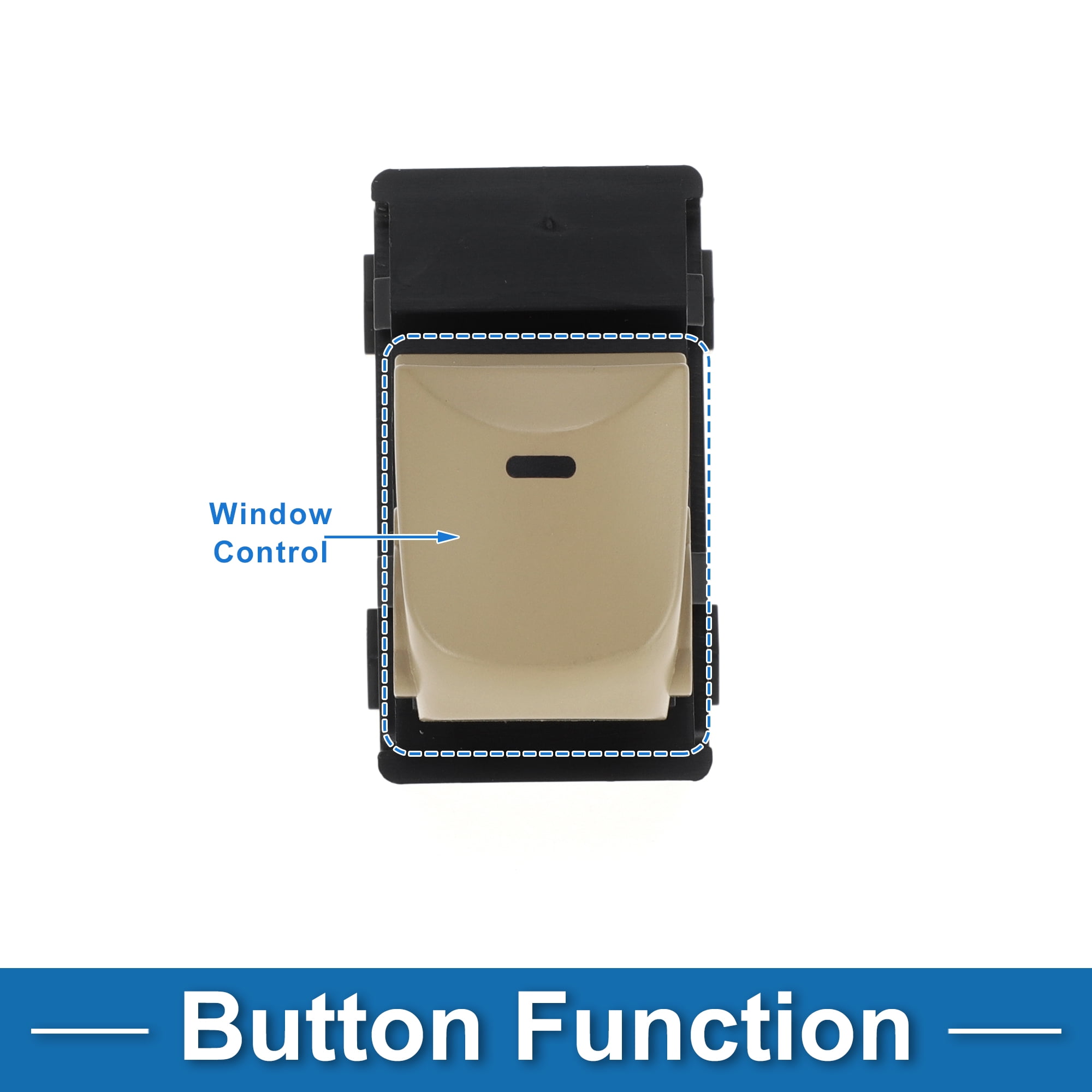 Unique Bargains Power Window Switch for Hyundai Elantra 2012-2016 Passenger Beige
