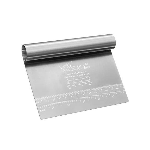 Bench Scraper Dough Pastry Cutter Stainless Steel Blade Kitchen Baking Tools ...