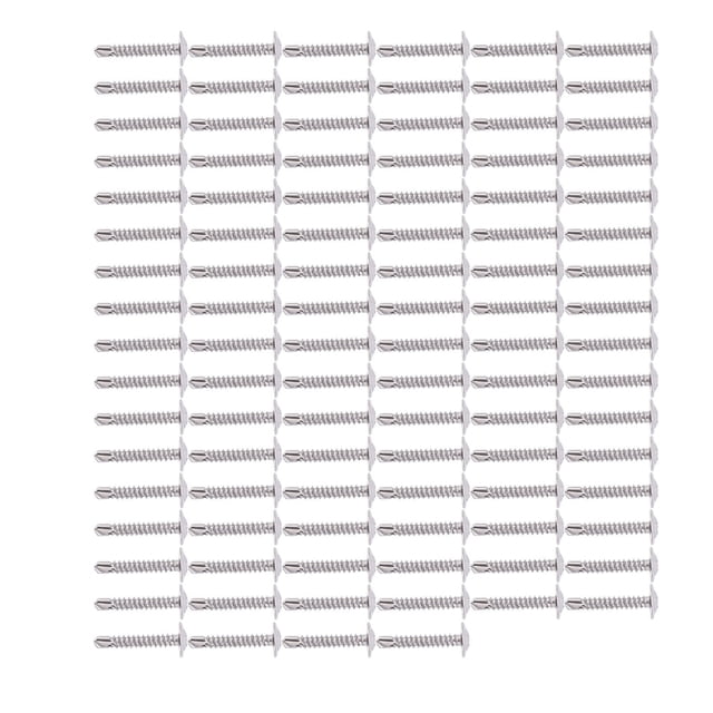 Vis de Fixation, Application Grand Auto-Perçante Vis de Fixation Ferme M4.2x25 100 Pcs pour Installation