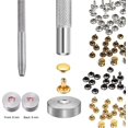 thumbnail image 4 of 484-piece Leather Rivets Double Cap Rivet Tube Metal Rivets 3 Sizes With Punching Pliers And 3-part Setting Tool For The Repair Of Leather Craft Repai, 4 of 5